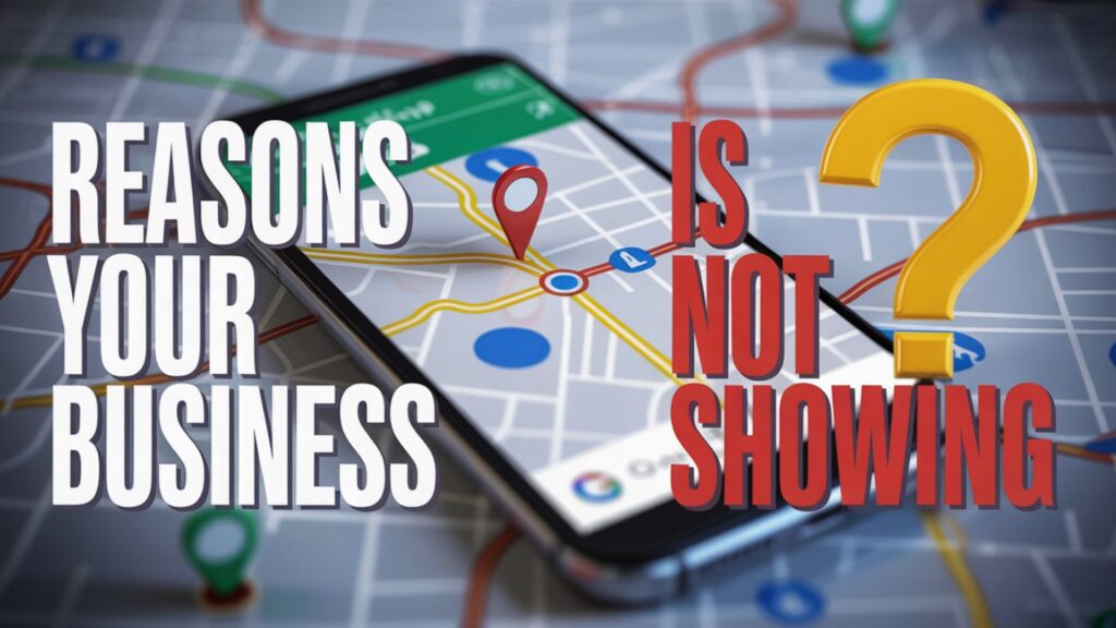 Reasons Your Business is not Showing on Google Maps?