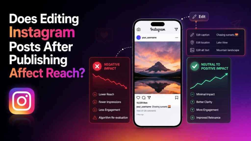 Does Editing Instagram Posts After Publishing Affect Reach?