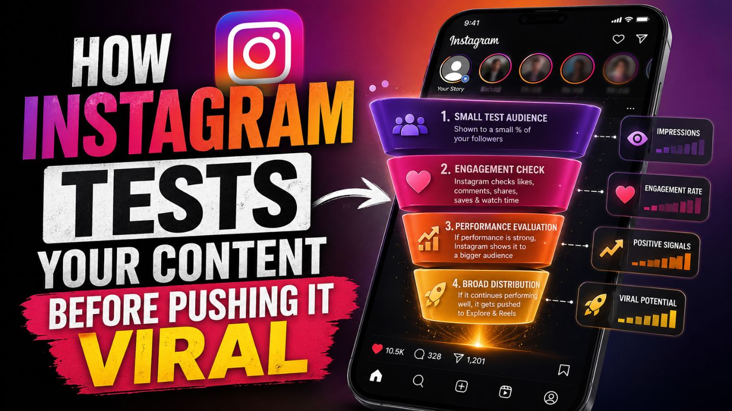 How Instagram Tests Your Content Before Pushing It Viral