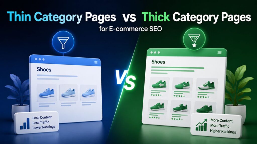 Thin Category Pages vs Thick Category Pages for E-commerce SEO