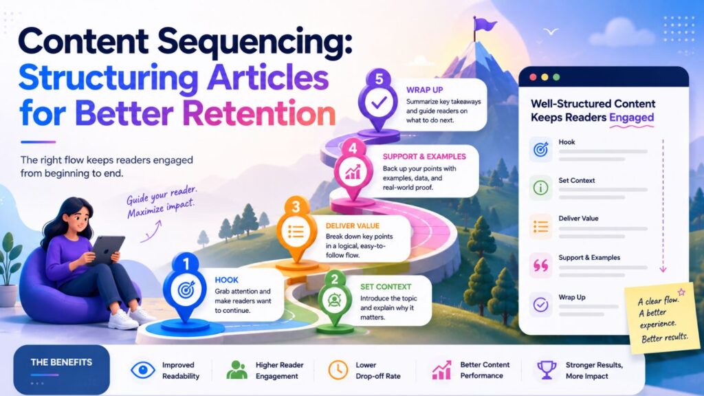 Content Sequencing: Structuring Articles for Better Retention
