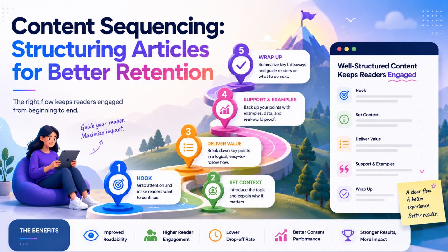 Content Sequencing: Structuring Articles for Better Retention
