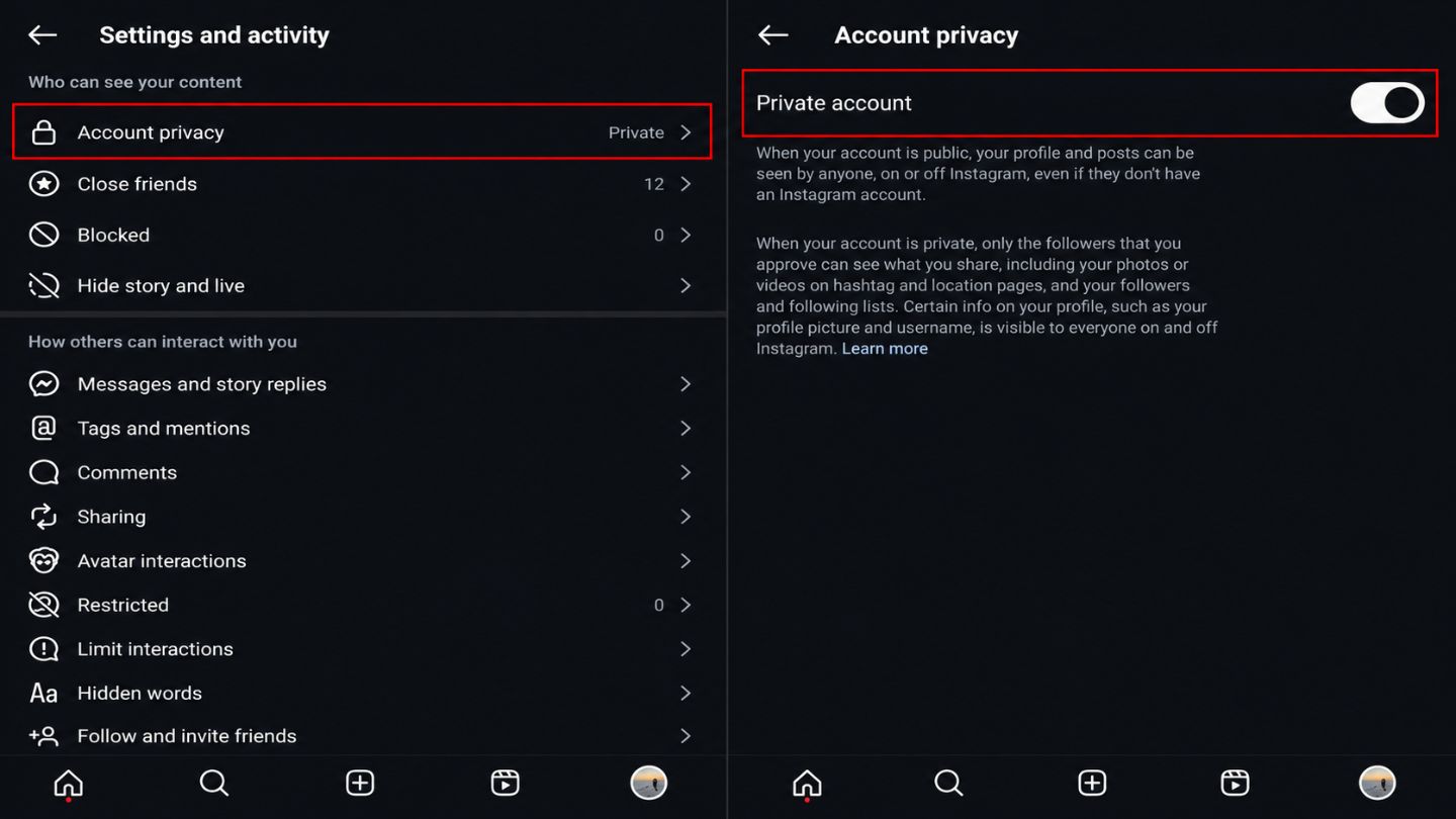 The Golden Rule: Privacy Settings Dictate Visibility