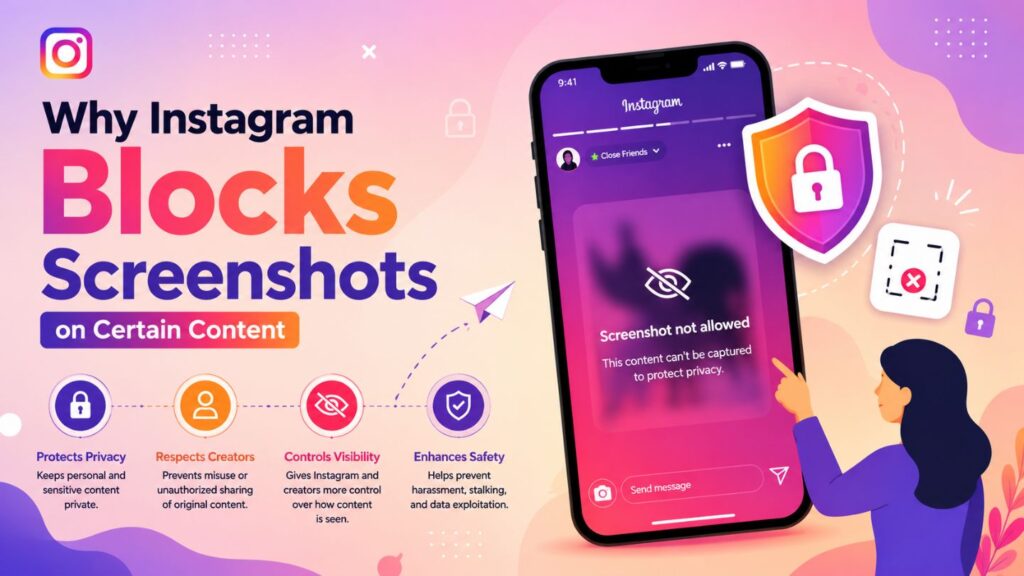 Why Instagram Blocks Screenshots on Certain Content