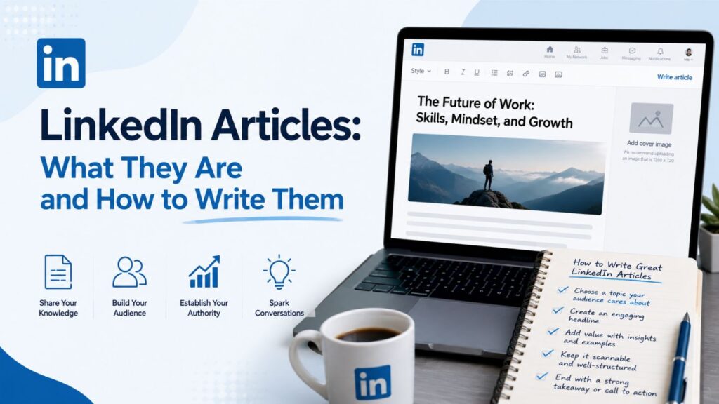 LinkedIn Articles: What They Are and How to Write Them