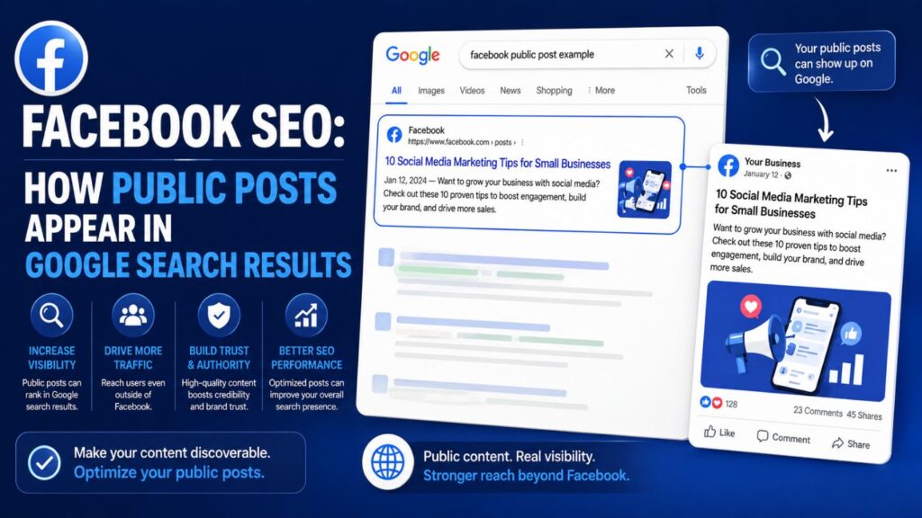 Facebook SEO: How Public Posts Appear in Google Search Results