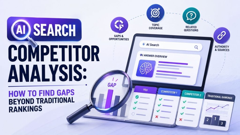 AI Search Competitor Analysis: How to Find Gaps Beyond Traditional Rankings