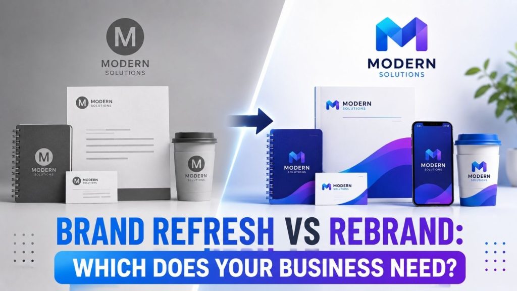 Brand Refresh vs Rebrand: Which Does Your Business Need?
