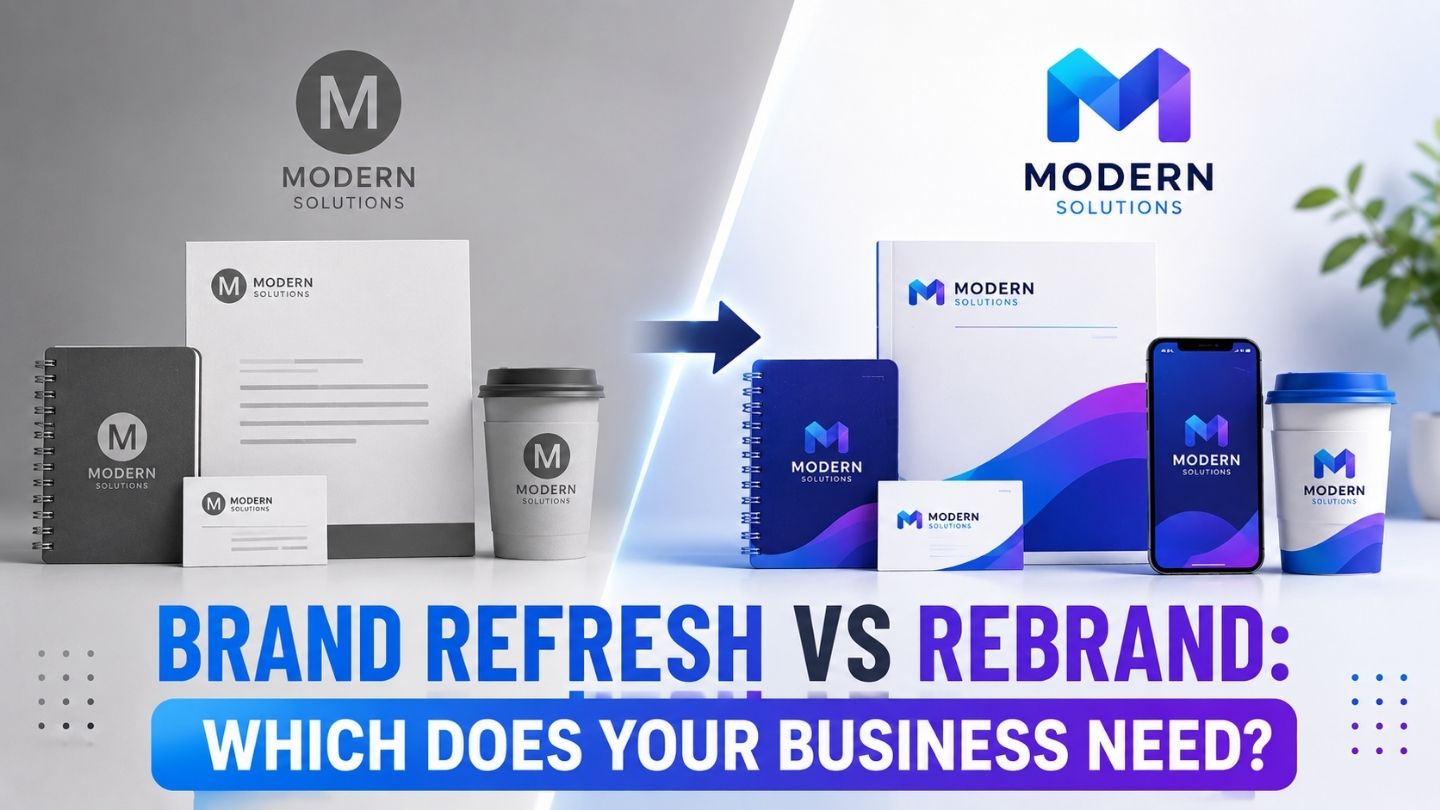 Brand Refresh vs Rebrand: Which Does Your Business Need?