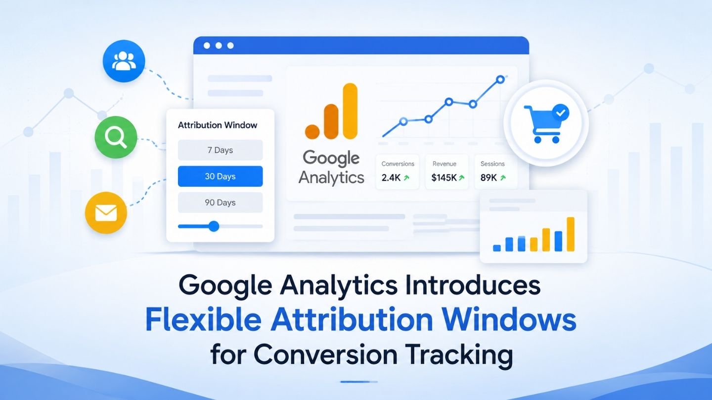Google Analytics Introduces Flexible Attribution Windows for Conversion Tracking