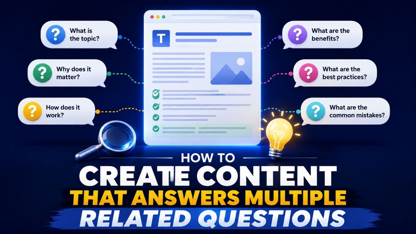How to Create Content That Answers Multiple Related Questions