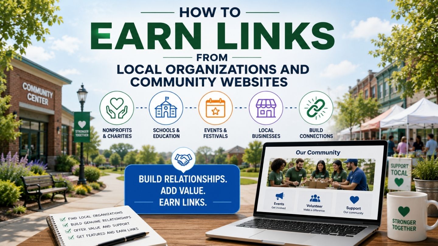 How to Earn Links From Local Organizations and Community Websites
